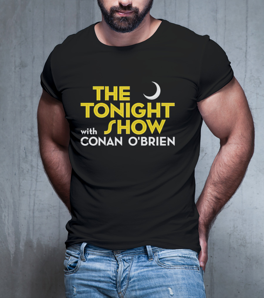The Tonight Show With Conan O'Brien Classic Crescent Moon T-Shirt