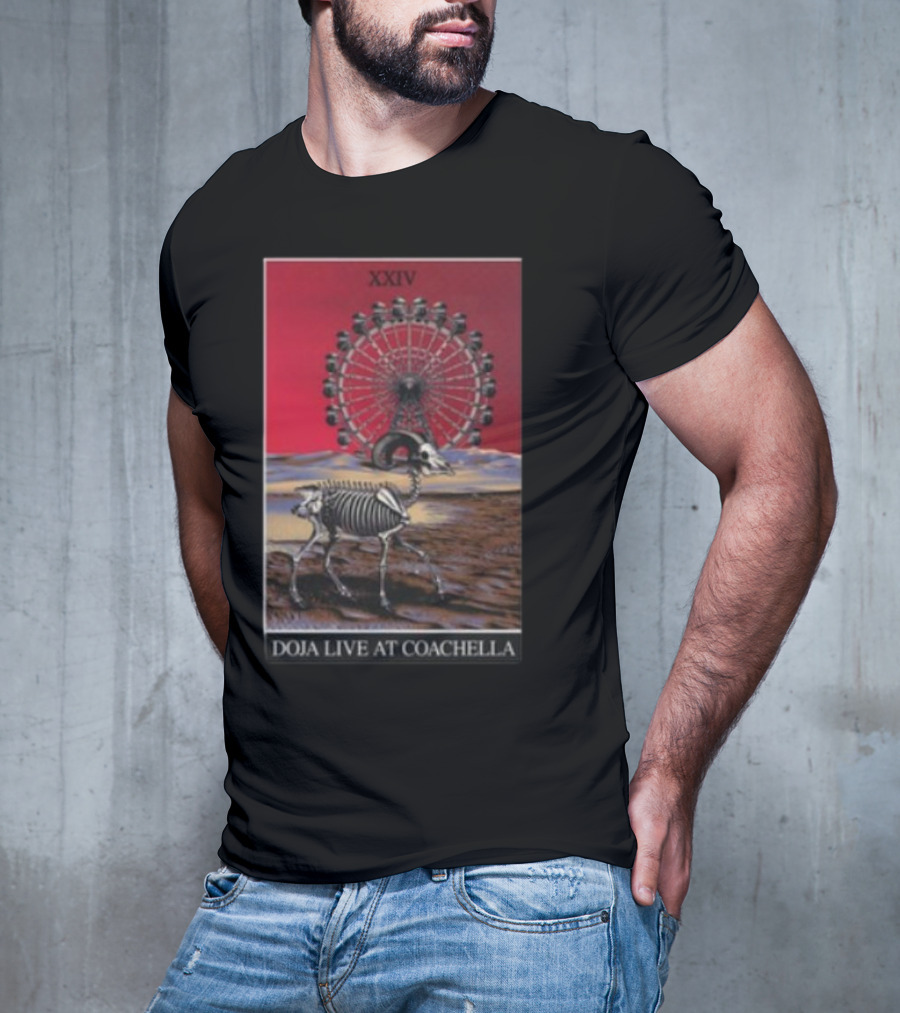 XXIV Doja Live At Coachella Tarot Card T-Shirt