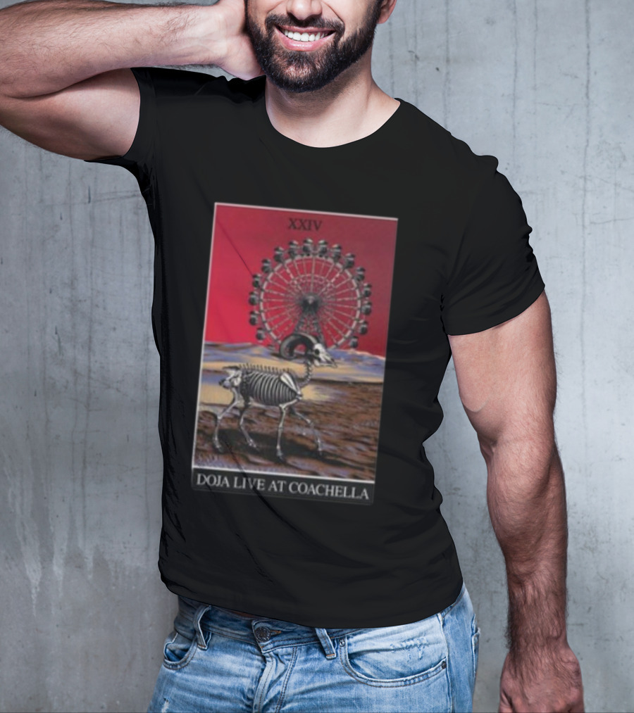 XXIV Doja Live At Coachella Tarot Card T-Shirt
