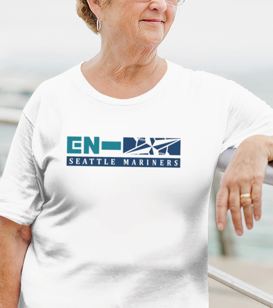 EN Seattle Mariners Enhypen Fans Collaboration T-Shirt