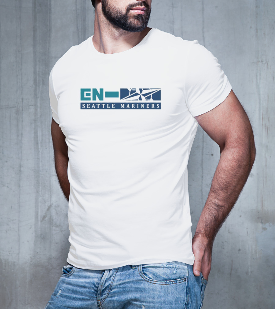EN Seattle Mariners Enhypen Fans Collaboration T-Shirt