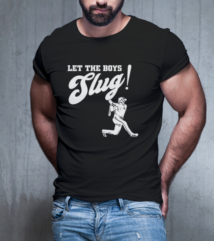 Let The Boys Slug Vintage Baseball Philly Spirit T-Shirt