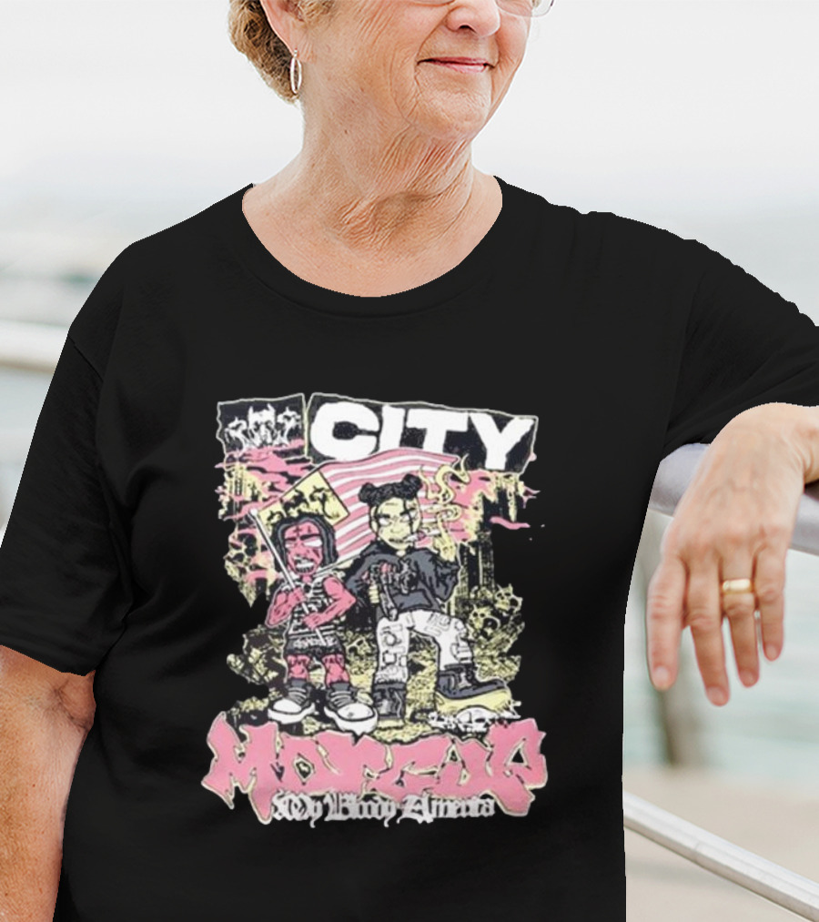 City Morgue My Bloody America Iconic Urban Graphics T-Shirt