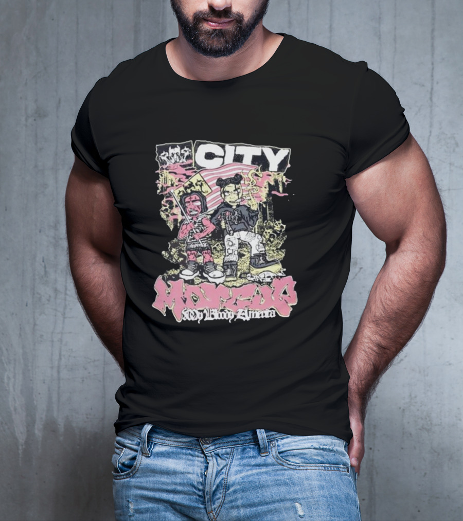 City Morgue My Bloody America Iconic Urban Graphics T-Shirt