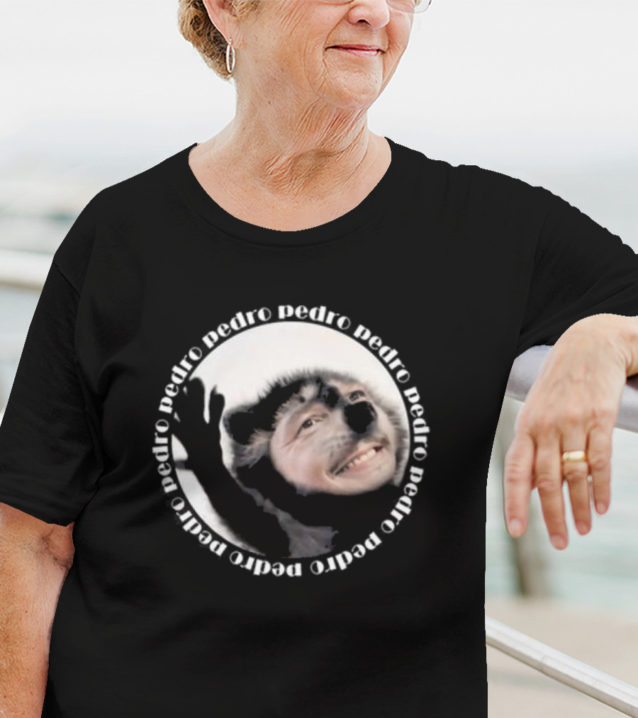 Pedro Raccoon The Irony Closet Iconic Circle T-Shirt
