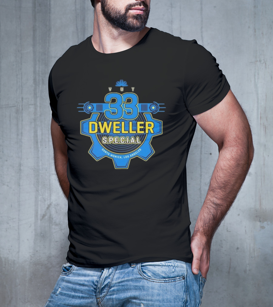 Vault 33 Dweller S.P.E.C.I.A.L. Santa Monica Los Angeles Fallout TV T-Shirt