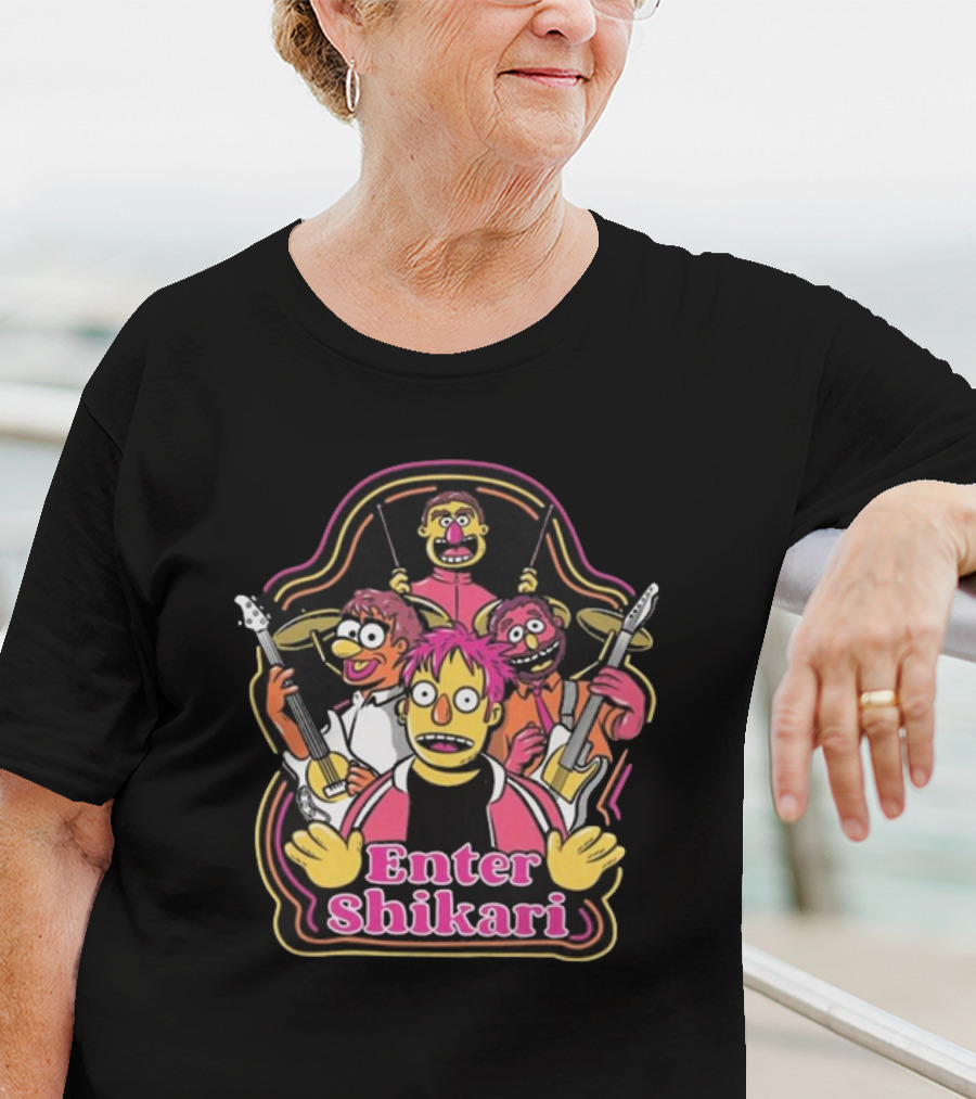 Enter Shikari Band Cartoon T-Shirt