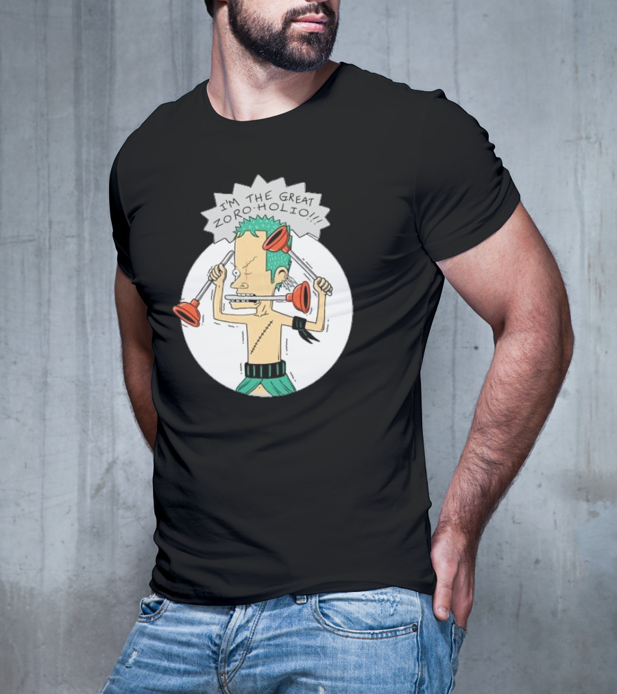 I'm The Great Zoroholio Plunger Warrior Parody Crossover T-Shirt