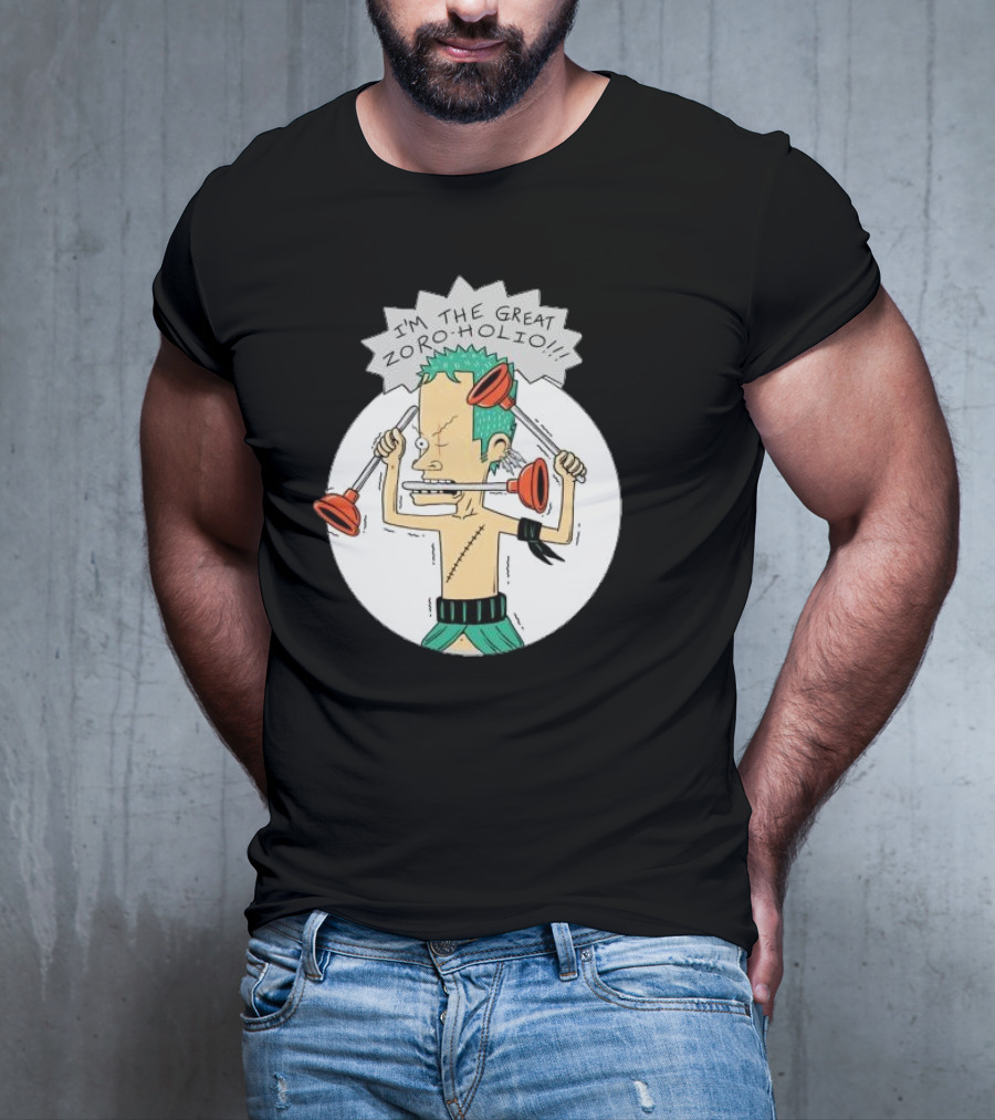 I'm The Great Zoroholio Plunger Warrior Parody Crossover T-Shirt
