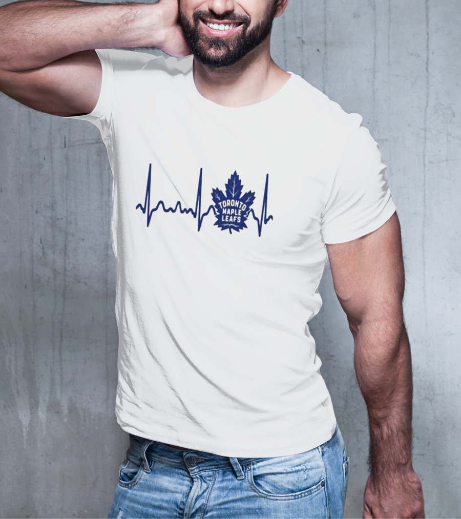 Toronto Maple Leafs Heartbeat T-Shirt