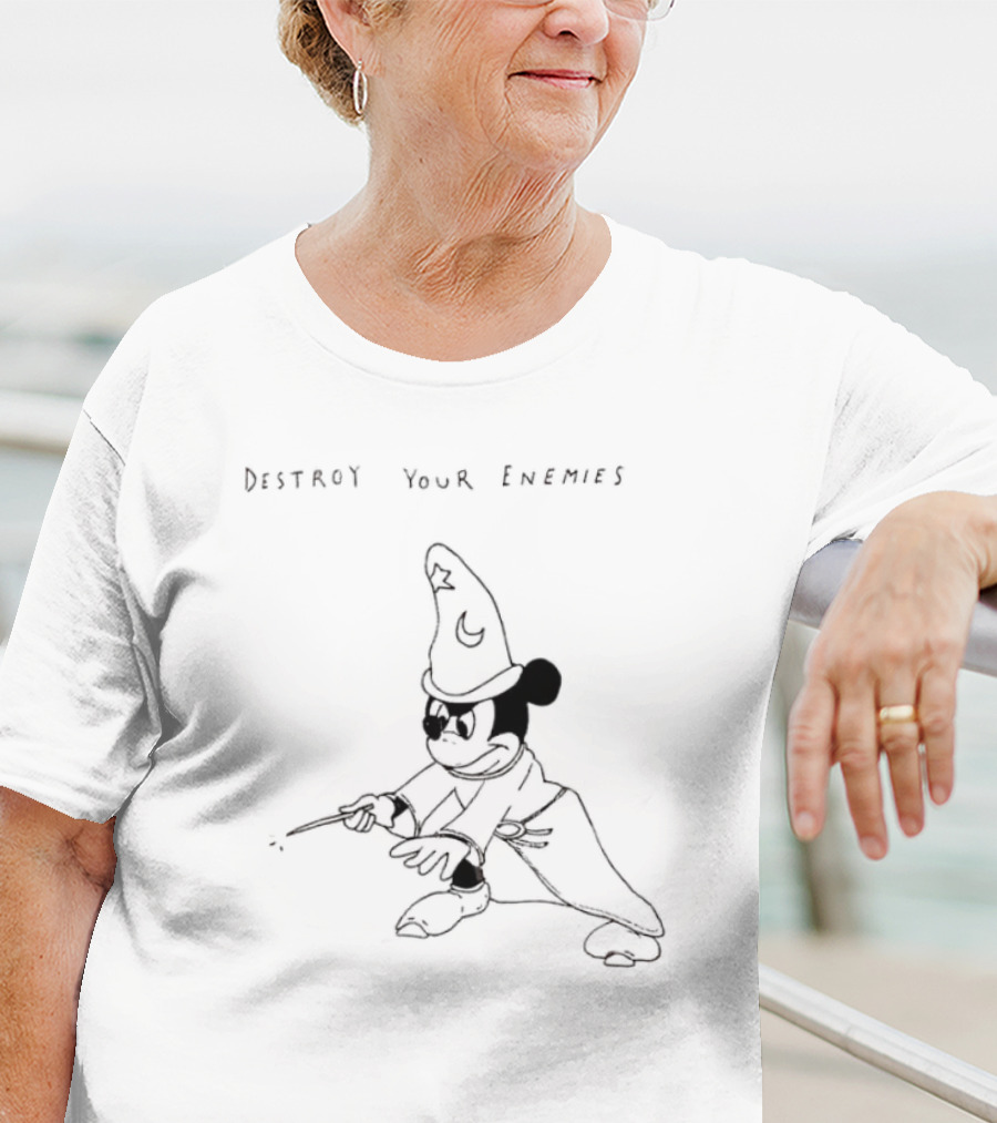Sorcerer Mickey Destroy Your Enemies T-Shirt