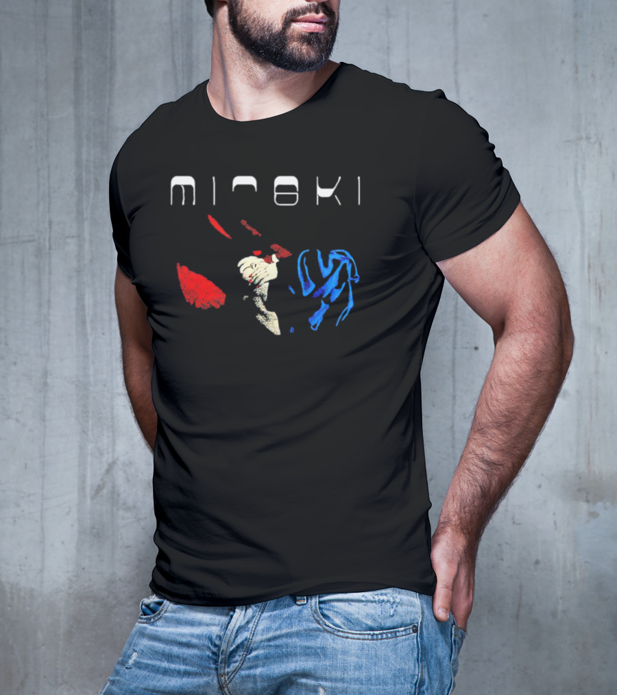 Mitski Working For The Knife Abstract Red And Blue T-Shirt