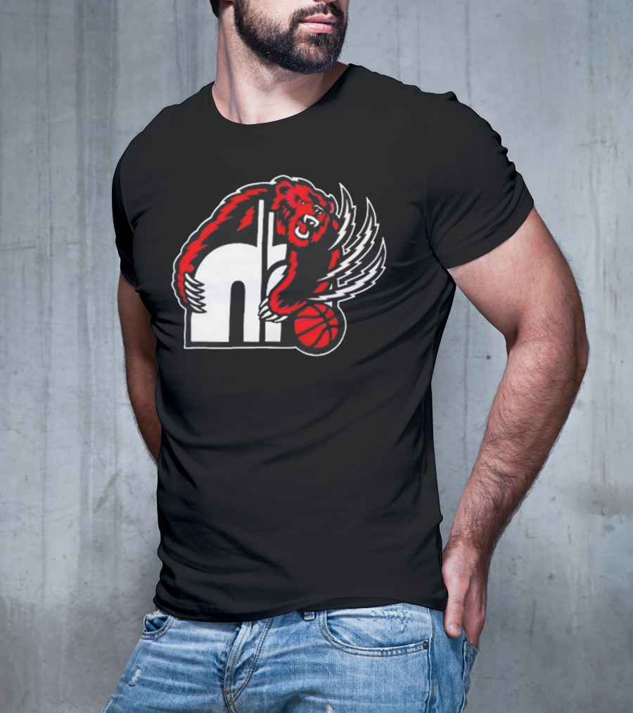 Konchjitty55 Hustle Bear Claw Basketball T-Shirt