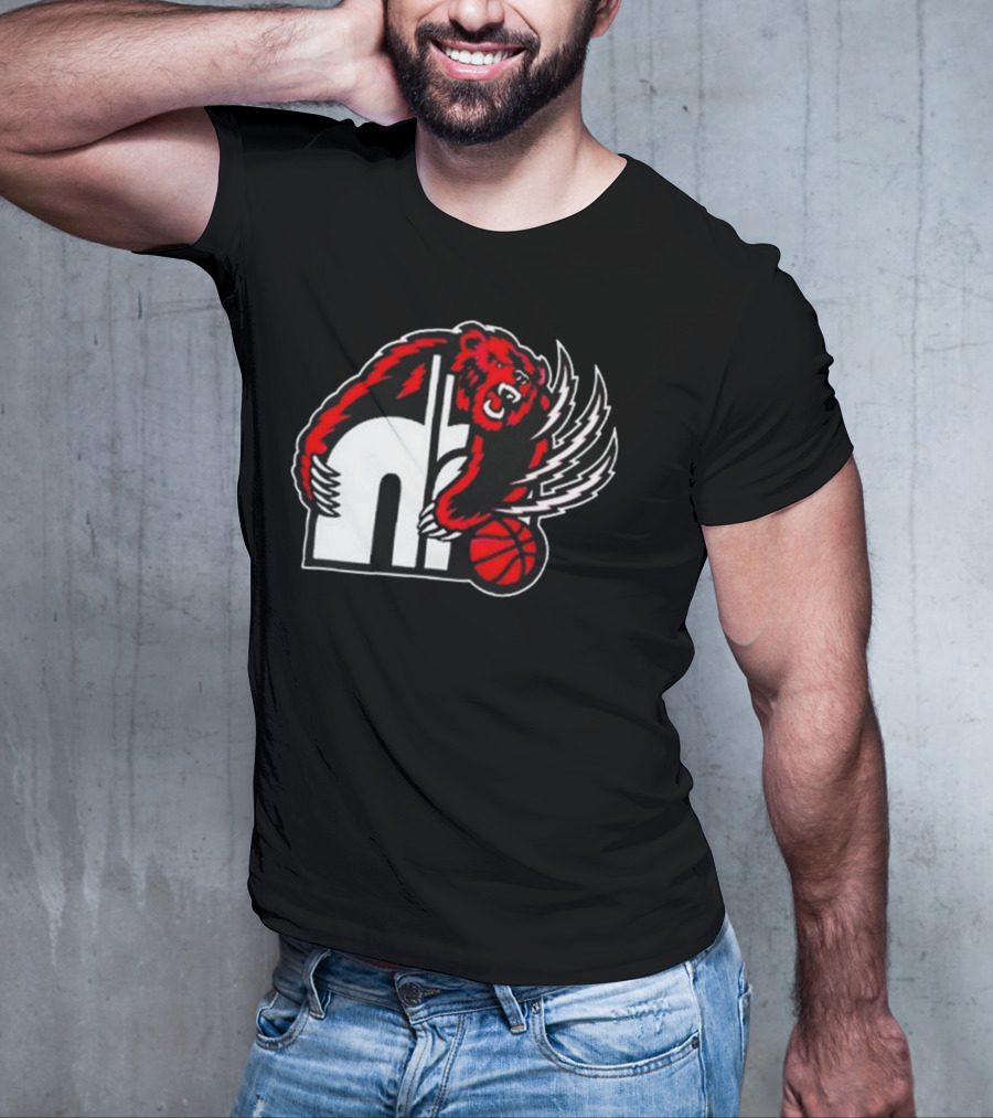 Konchjitty55 Hustle Bear Claw Basketball T-Shirt
