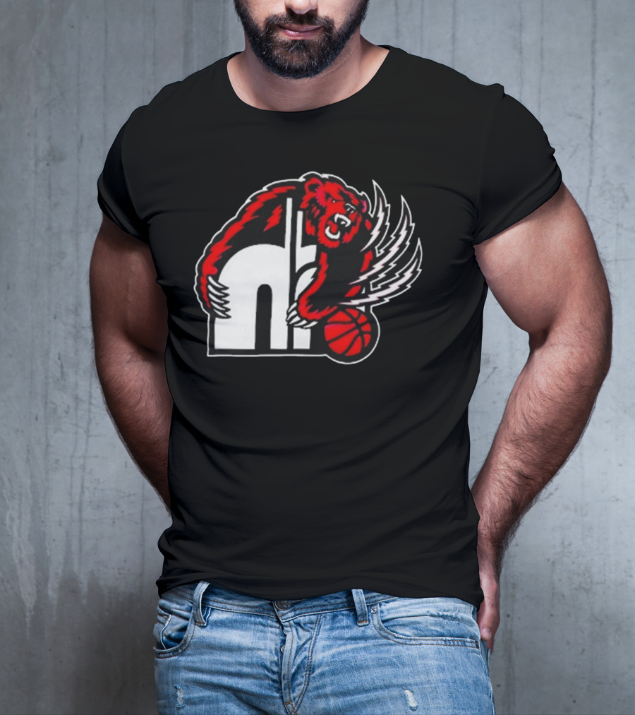 Konchjitty55 Hustle Bear Claw Basketball T-Shirt