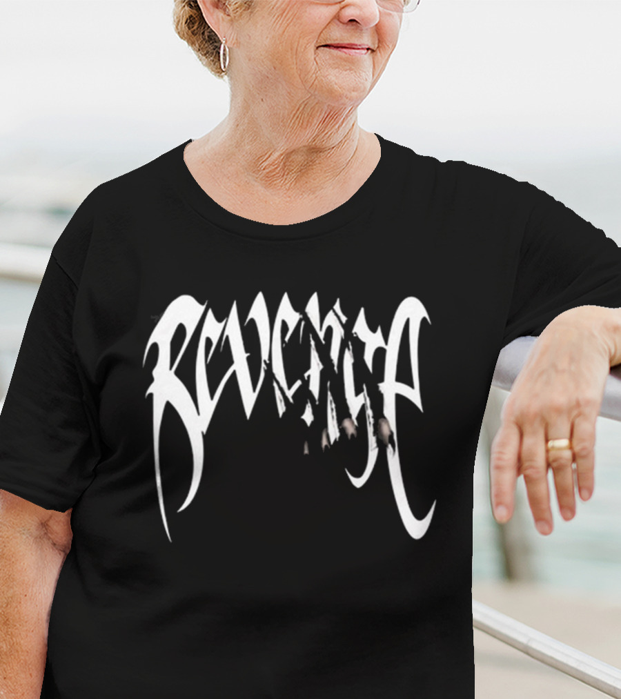 Revenge Distorted Arch Logo Gothic T-Shirt