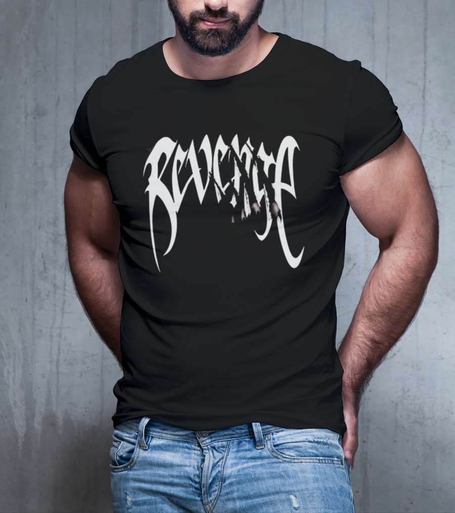 Revenge Distorted Arch Logo Gothic T-Shirt