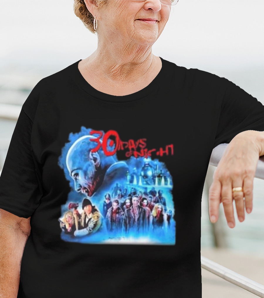 30 Days Of Night Fight Zombies Vampire Movie Scene T-Shirt