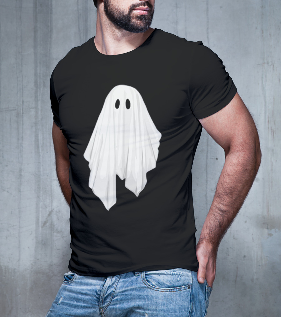 Adam Berry Glow-In-The-Dark Ghost White Sheet Specter T-Shirt