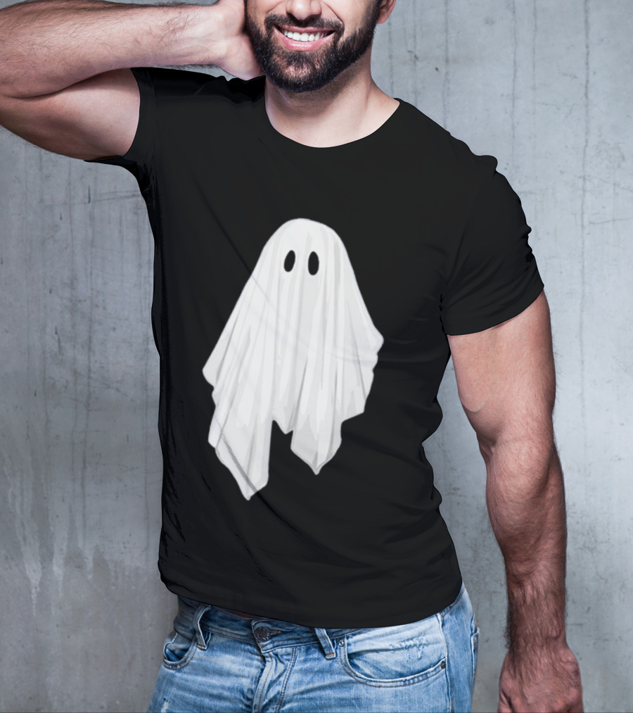 Adam Berry Glow-In-The-Dark Ghost White Sheet Specter T-Shirt