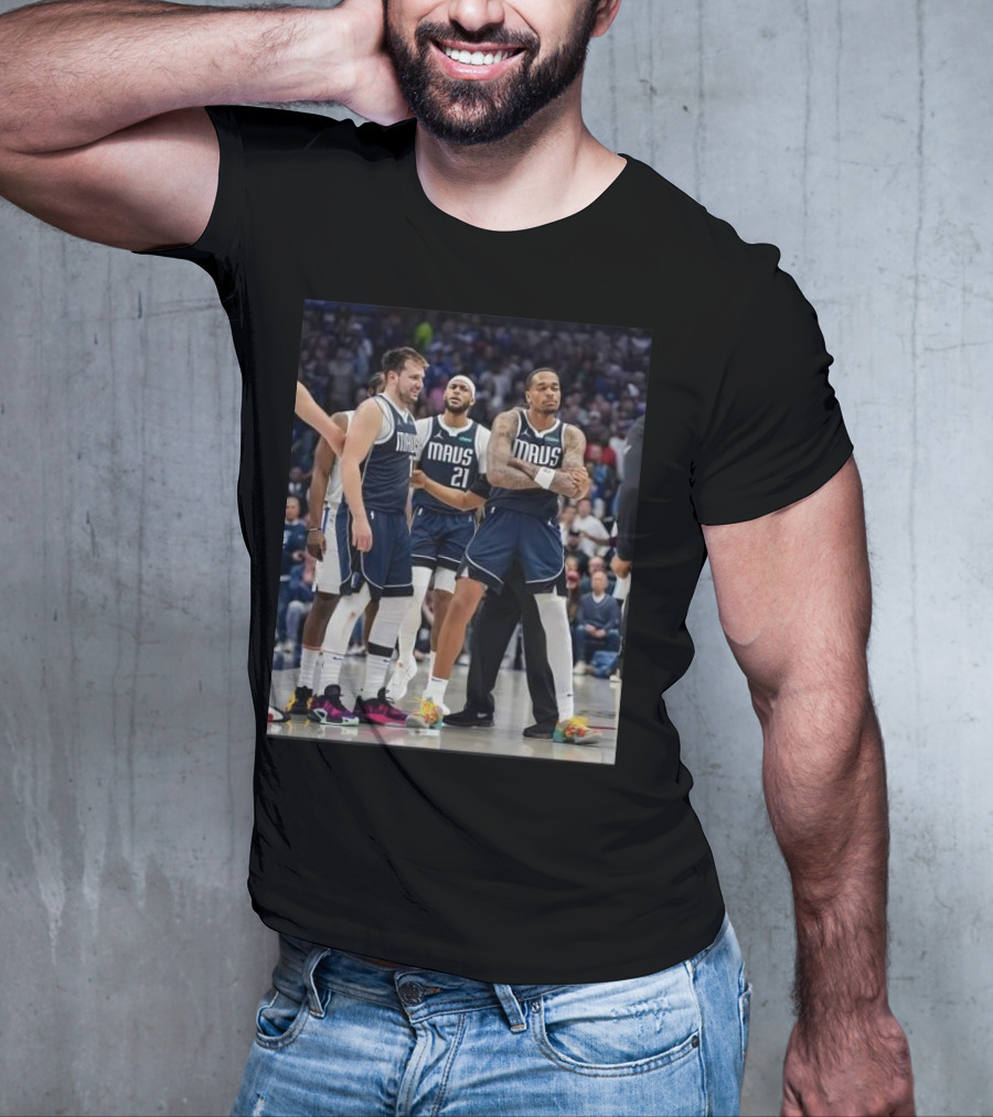 Daniel Gafford Luka Doncic PJ Washington Mavs I’m Standing On Business T-Shirt