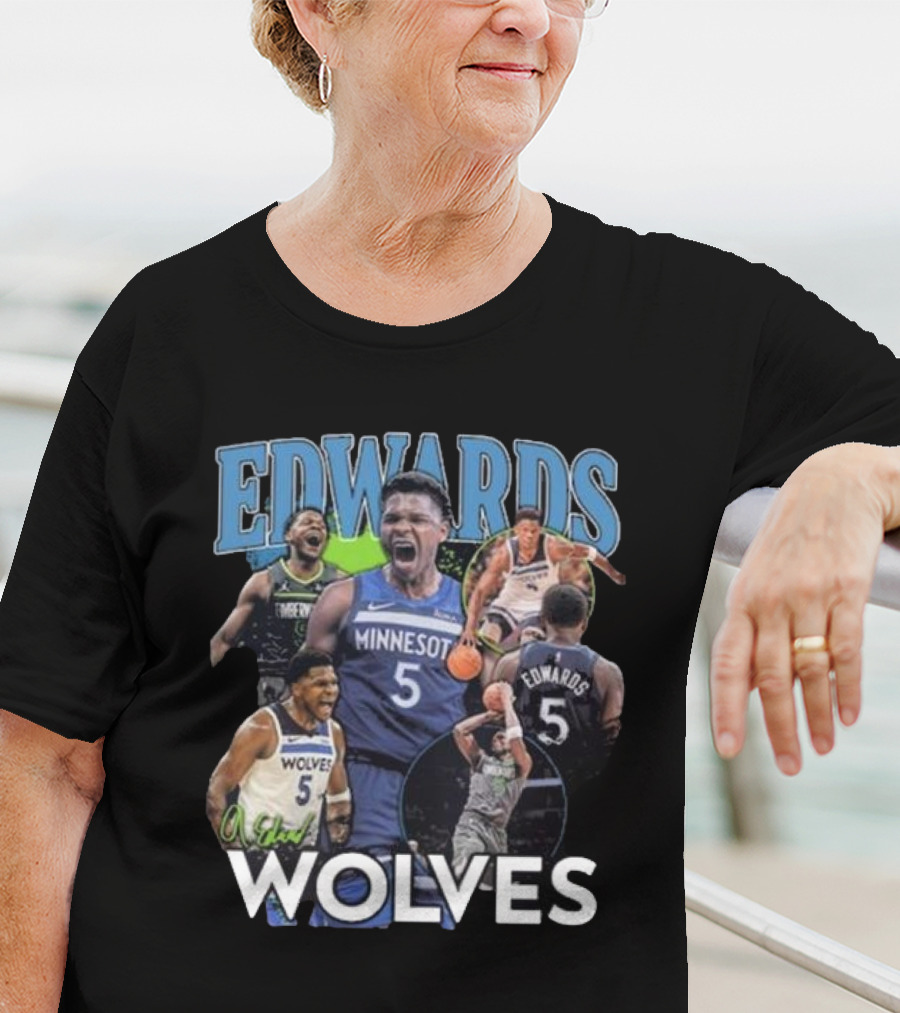 Minnesota Timberwolves Anthony Edwards Edwards Wolves 5 T-Shirt