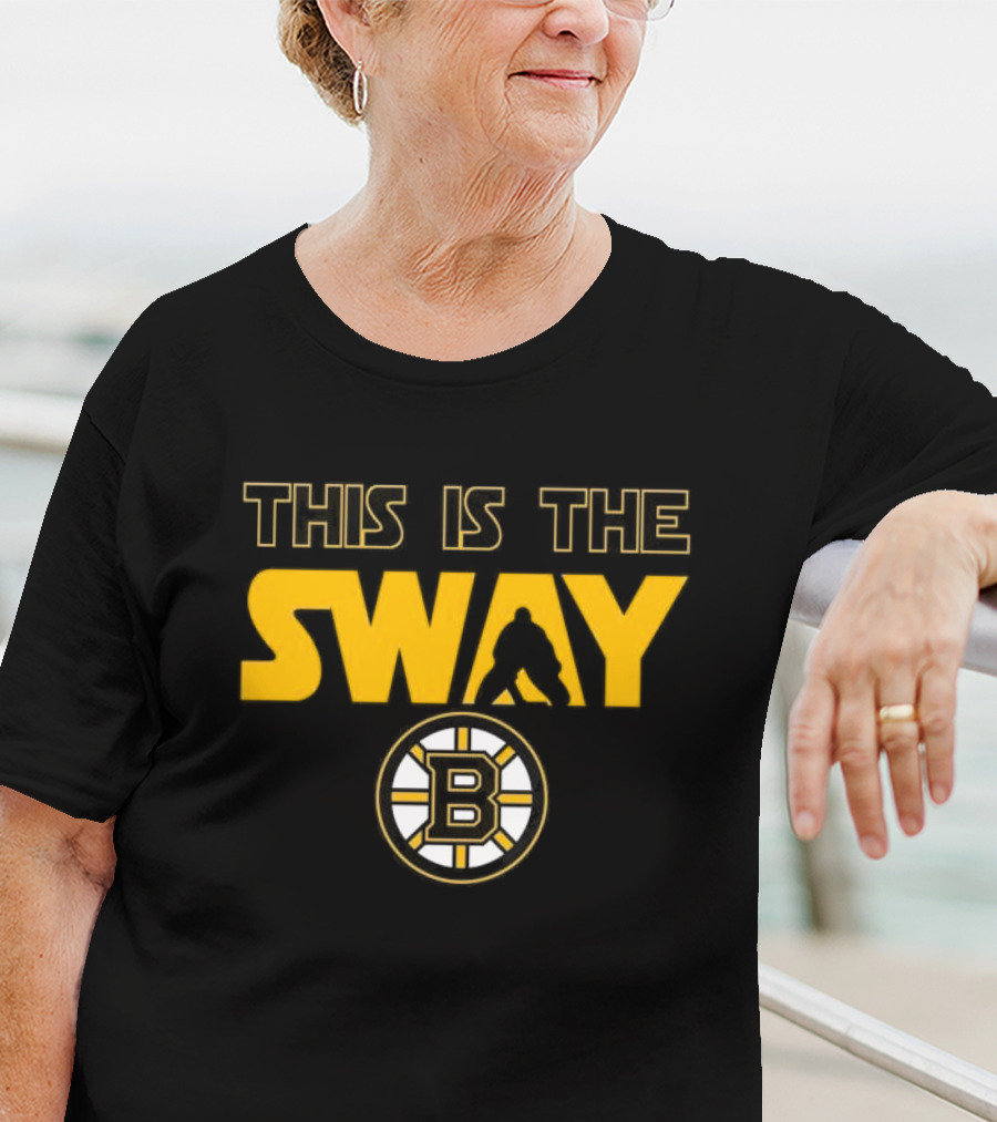 THIS IS THE SWAY BOSTON BRUINS HOCKEY FAN TALBOT BLACK AND GOLD T-Shirt