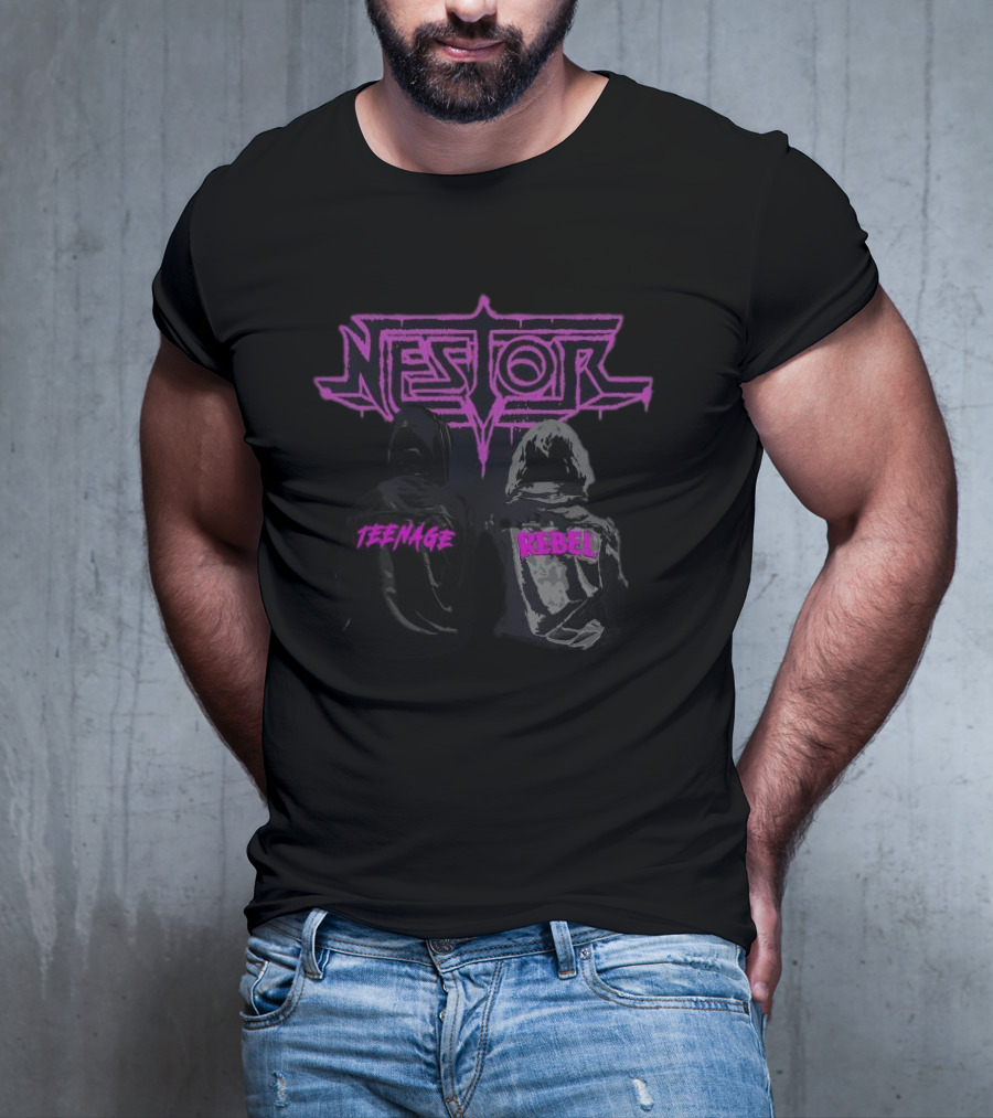 Nestor Teenage Rebel Duo In Hooded Jackets T-Shirt