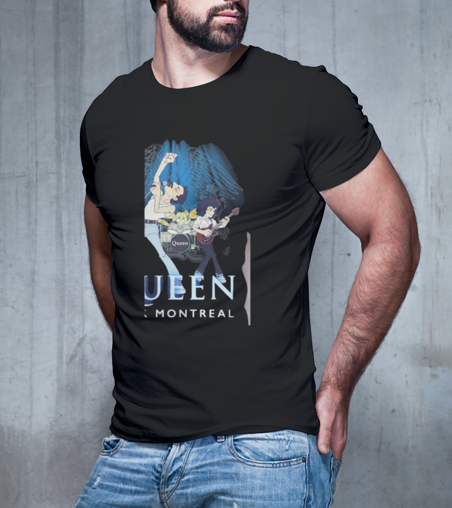 Queen Rock Montreal Animated Concert Scene T-Shirt