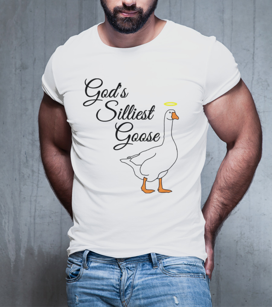 God's Silliest Goose Halo Goose T-Shirt