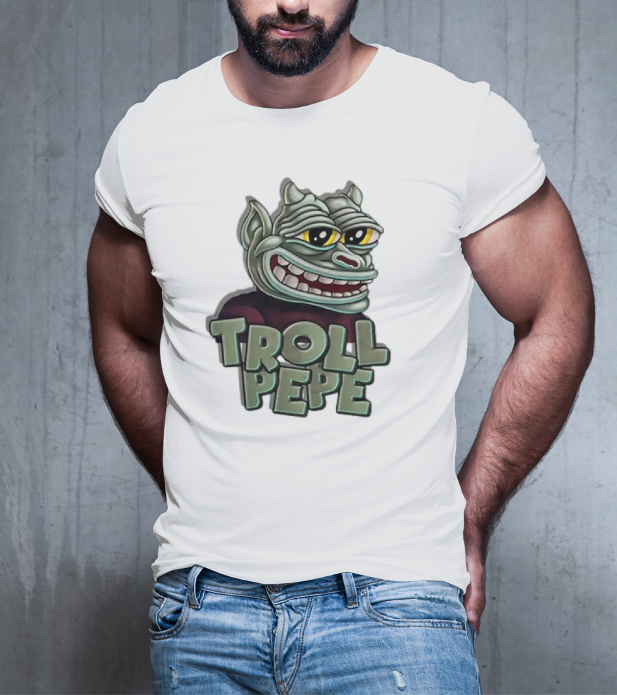 Harambe Troll Pepe Face Meme Humor T-Shirt