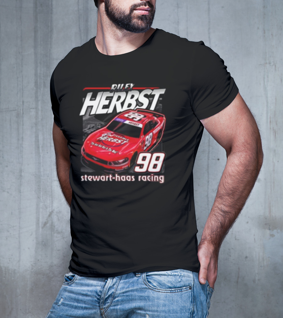 Riley Herbst 98 Stewart-Haas Racing Terrible Herbst Car T-Shirt