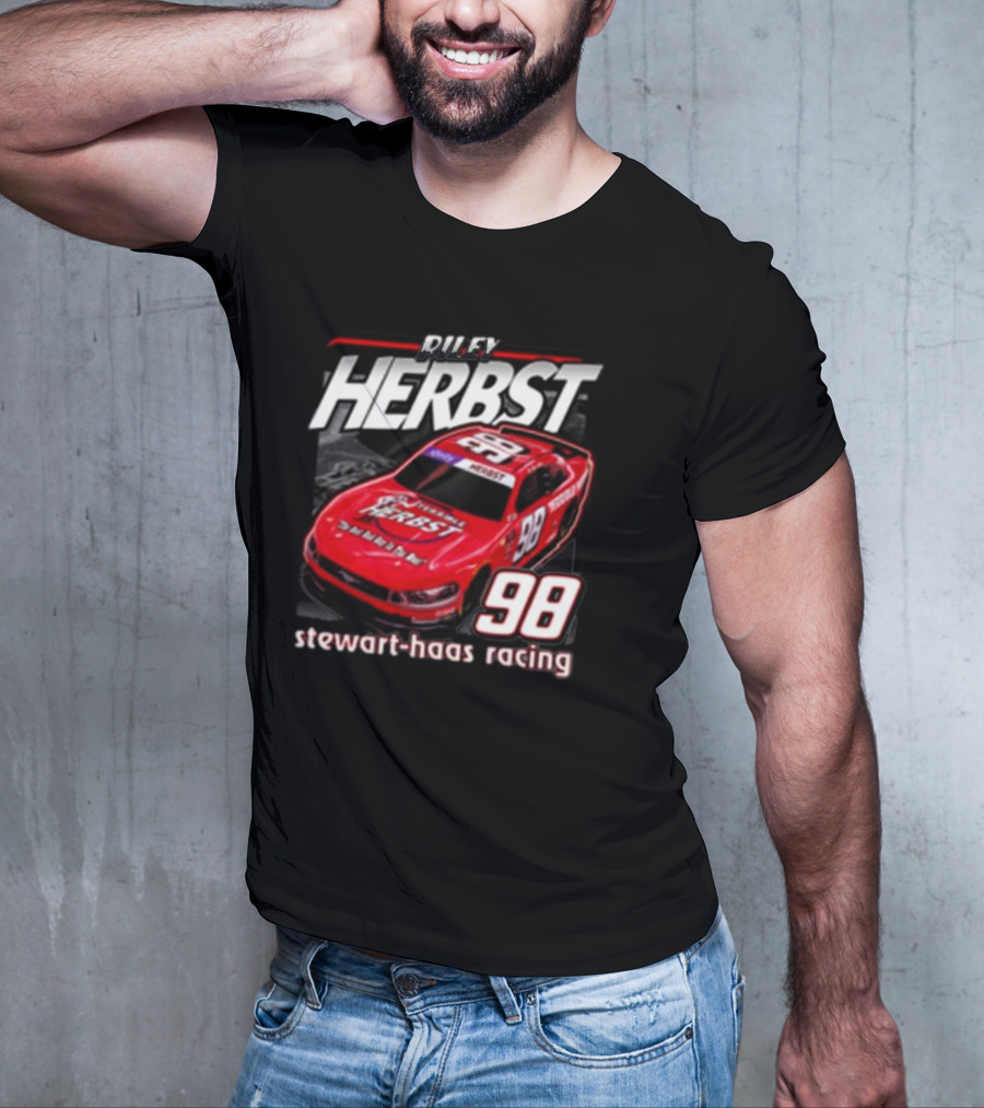 Riley Herbst 98 Stewart-Haas Racing Terrible Herbst Car T-Shirt