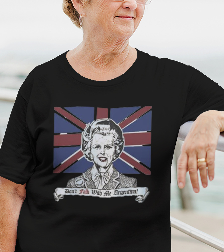 Don't Falk With Me Argentina Union Jack T-Shirt