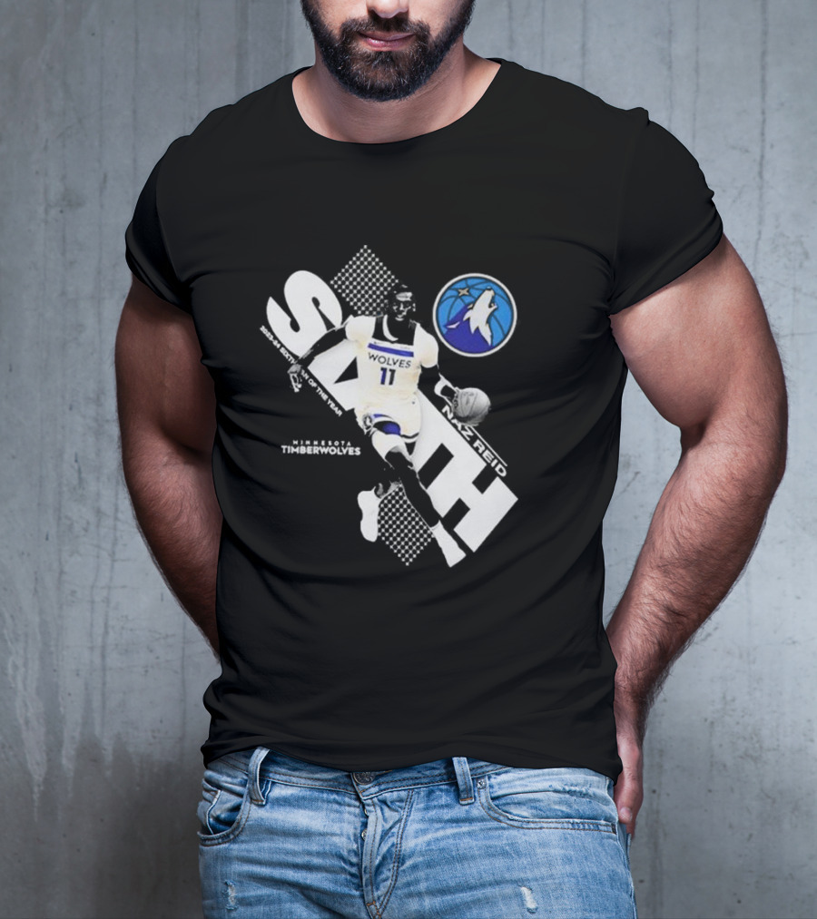 Naz Reid Sixth Man Minnesota Timberwolves Basketball Wolves T-Shirt