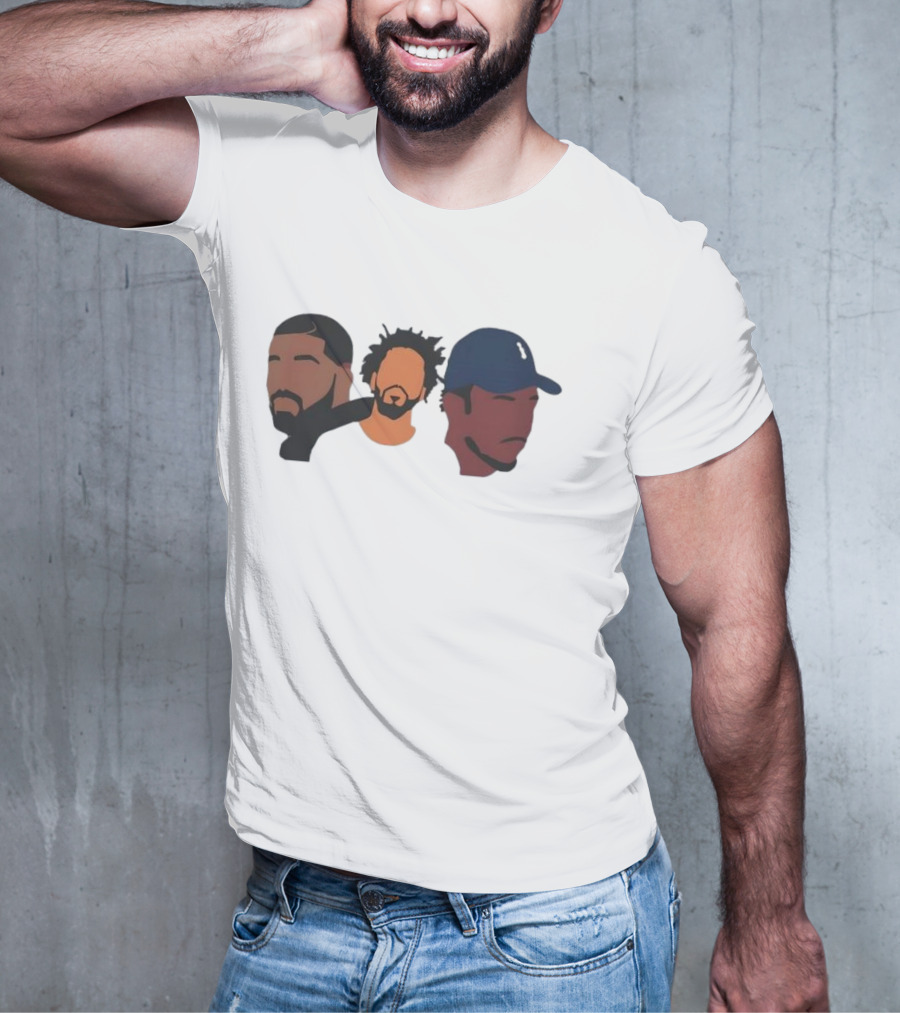 Drake J Cole Kendrick Lamar Retro Rapper Star T-Shirt
