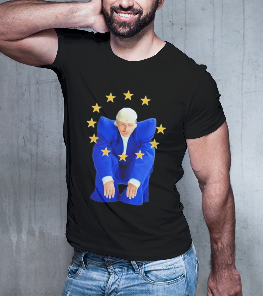 Justice For Joost Klein Blue Suit Stars European Unity T-Shirt