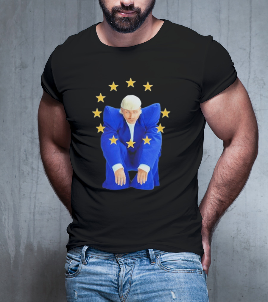 Justice For Joost Klein Blue Suit Stars European Unity T-Shirt