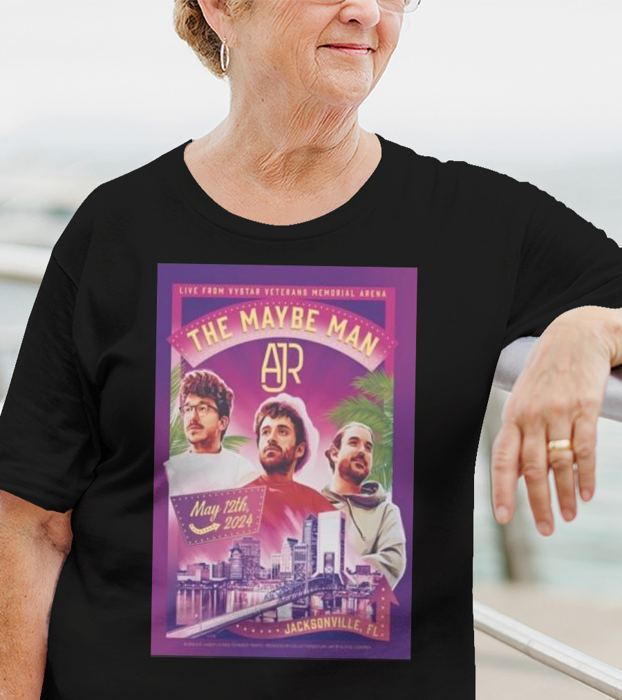 LIVE FROM VYSTAR VETERANS MEMORIAL ARENA THE MAYBE MAN AJR JACKSONVILLE FL MAY 12TH T-Shirt