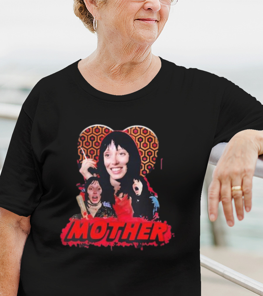 Wendy Torrance Mother Shining Overlook Hotel Pattern Mashup T-Shirt