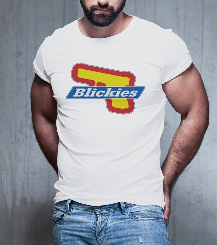 Blickies Gun Icon Logo 10Cellphones T-Shirt