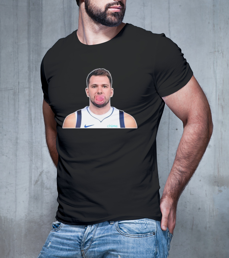 Luka Doncic Chime Soft Bodied Baby Bubblegum Jersey T-Shirt