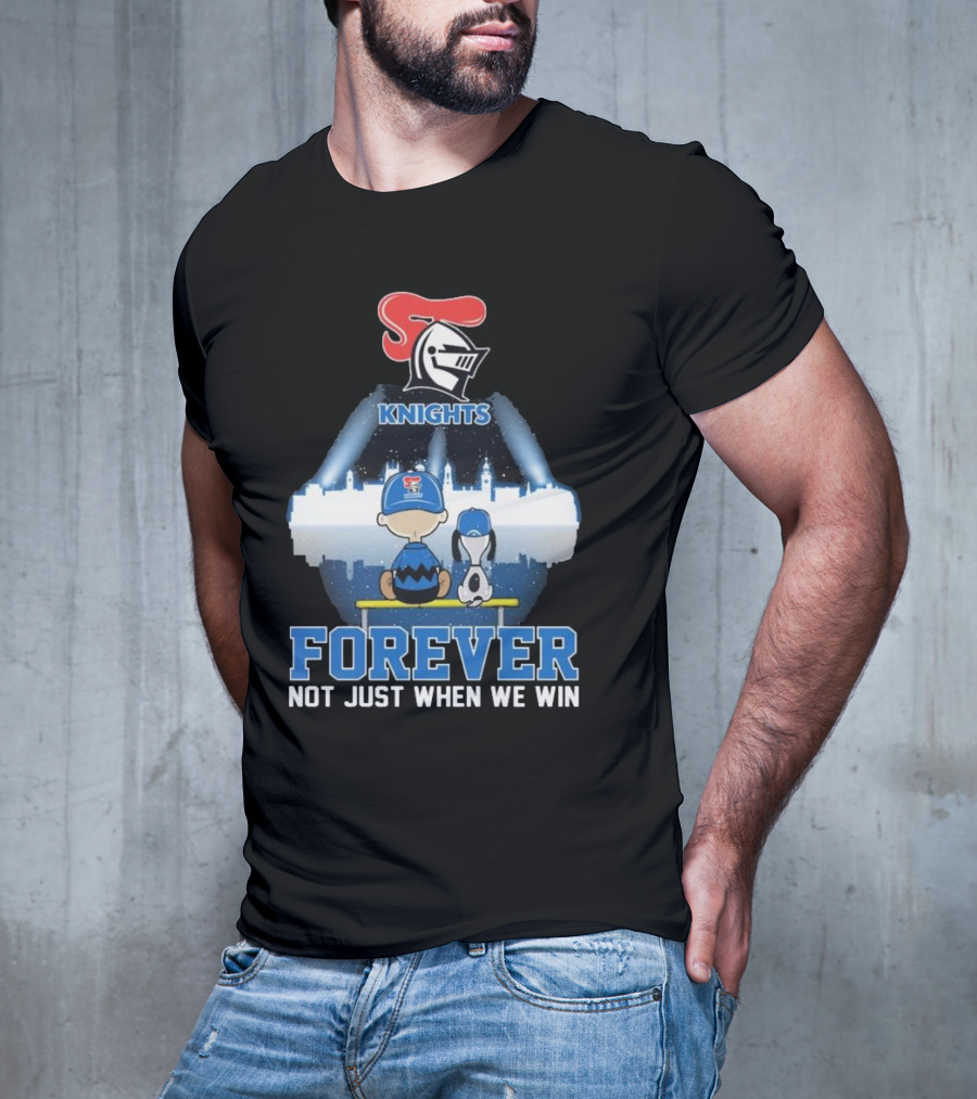 Knights Forever Charlie Brown Snoopy Not Just When We Win T-Shirt
