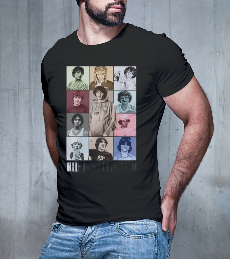 Fuzeprint Chris Sturniolo Multicolor Portrait Grid Collection T-Shirt