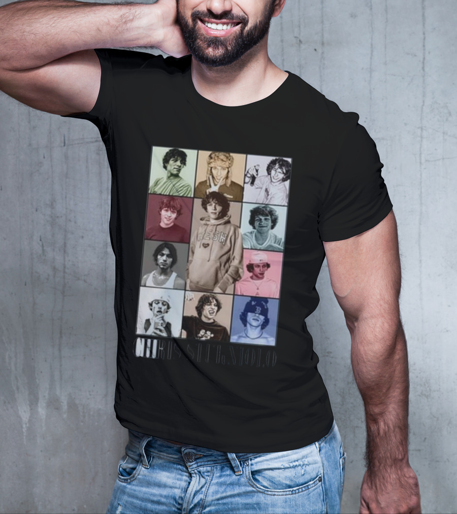 Fuzeprint Chris Sturniolo Multicolor Portrait Grid Collection T-Shirt