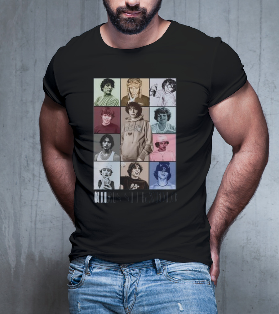 Fuzeprint Chris Sturniolo Multicolor Portrait Grid Collection T-Shirt