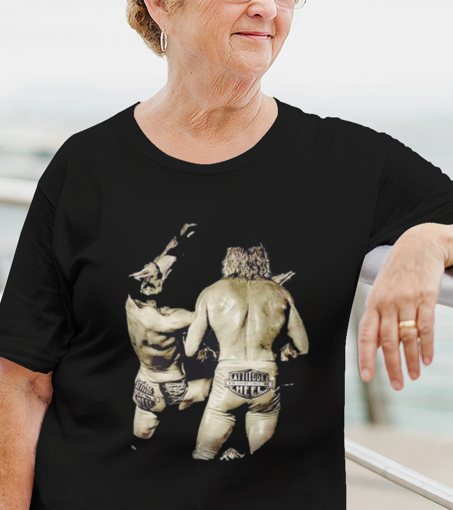 The One Star Brad Attitude Era Picture Perfect Cheek Wrestling Scene T-Shirt