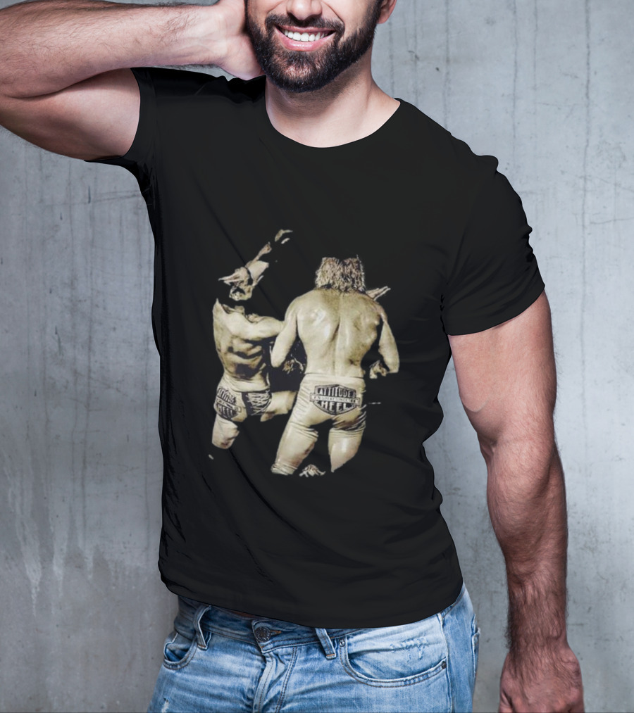 The One Star Brad Attitude Era Picture Perfect Cheek Wrestling Scene T-Shirt