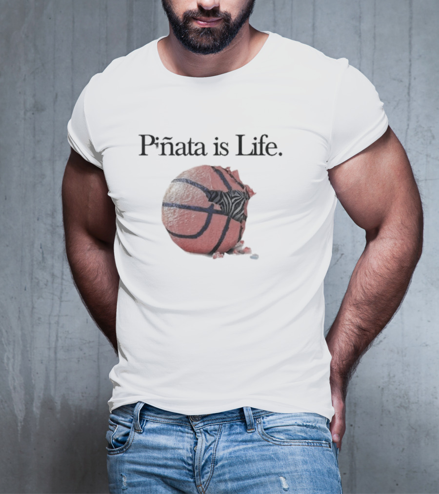 Piñata Is Life Freddie Gibbs And Madlib Basketball Piñata T-Shirt