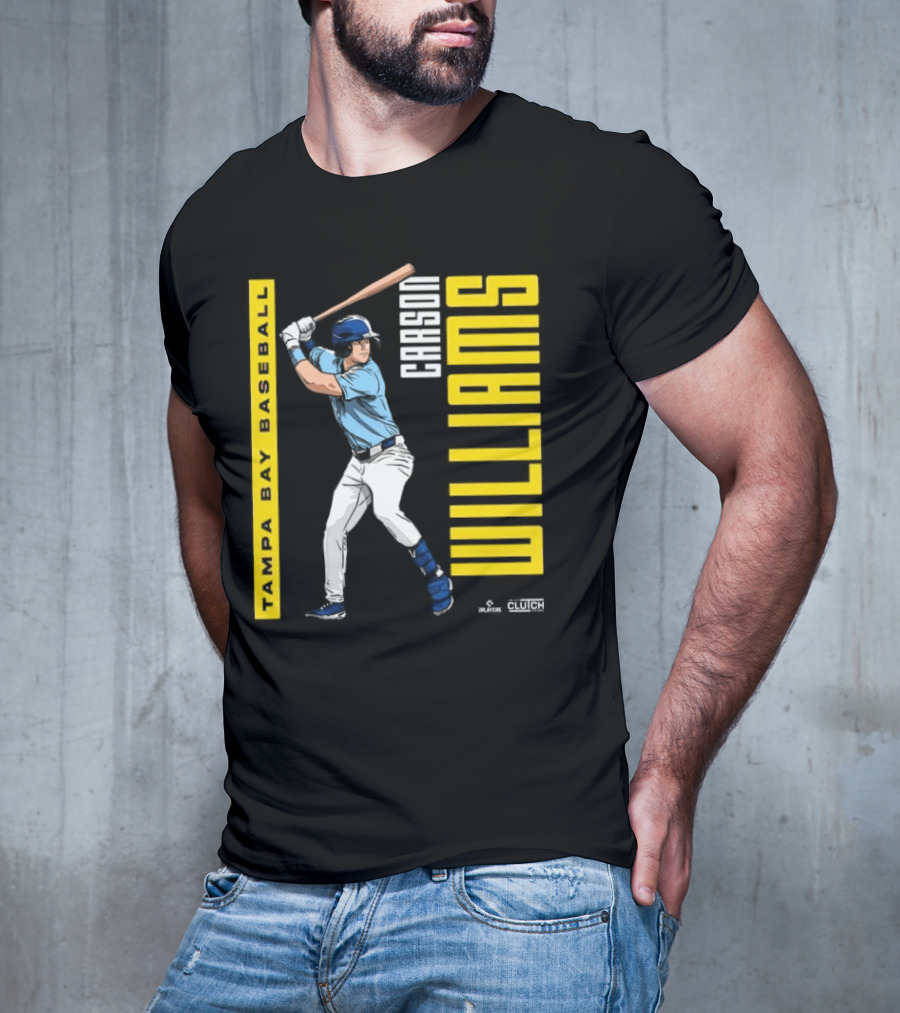 Carson Williams Tampa Bay Baseball Player Clutch Hitters T-Shirt